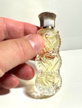 Nina Ricci L&#39;Air du Temps 10ml  1/3 oz Lalique Three Heart Mini Perfume Bottle - £55.21 GBP