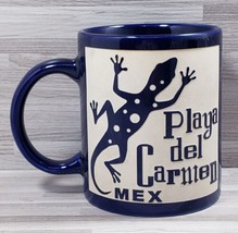 Santa Anita &quot;Playa del Carmen Mexico&quot; 10 oz. Souvenir Coffee Mug Cup Cobalt Blue - £10.76 GBP