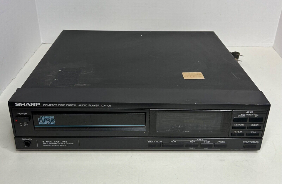SHARP DX-100 Single Disc CD Player - VINTAGE 1984 - For Parts/Repair - $52.17