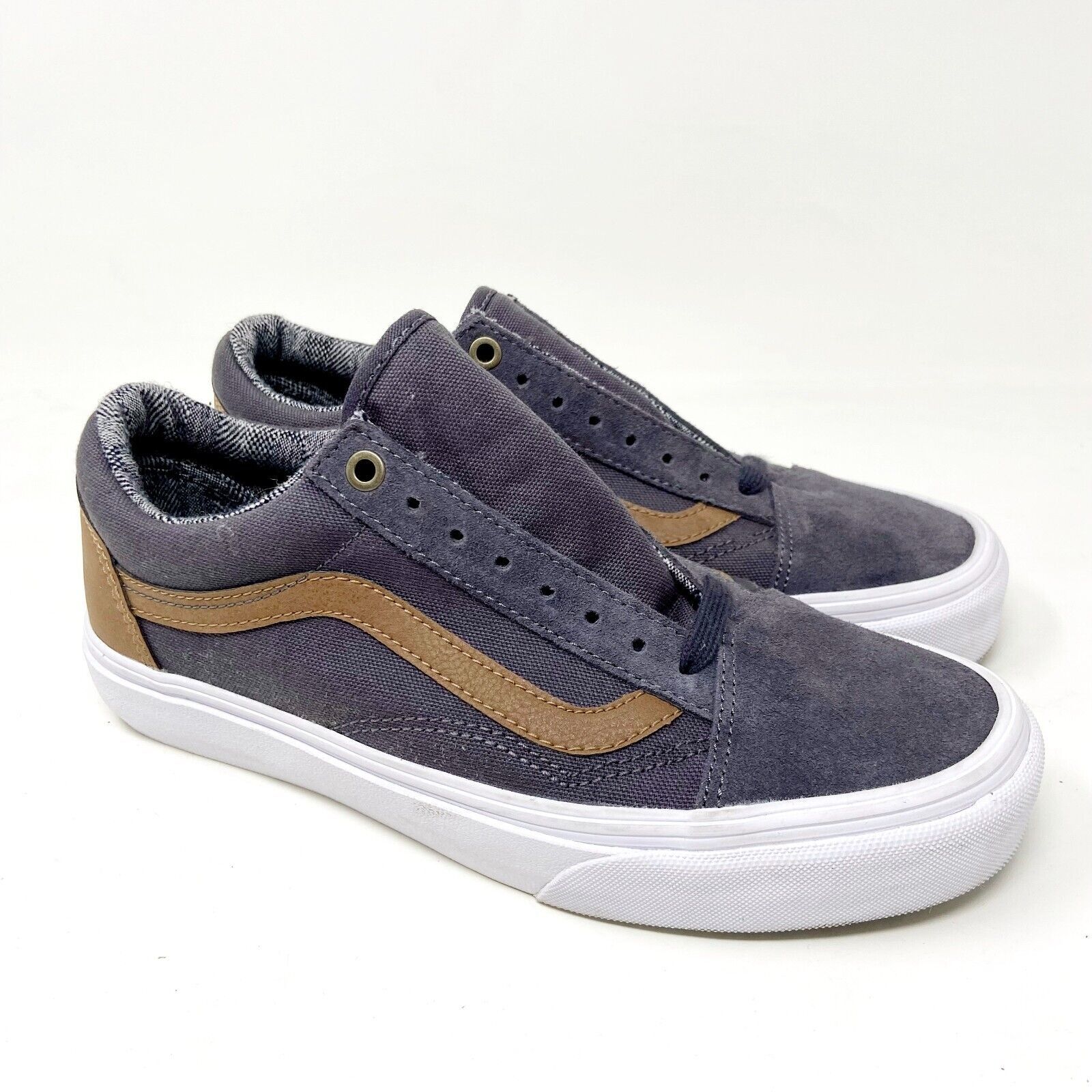 Vans Old Skool (C&amp;L) Periscope Gray Womens Size 8 Casual Sneakers - $29.95
