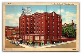 Penn-Lincoln Hotel Wilkinsburg Pennsylvania PA UNP Linen Postcard Y13 - £2.29 GBP
