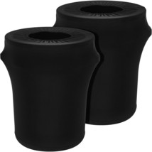 32 Gallon Stretch Trash Can Cover Outdoor Spandex Waste Container Cover Fitted G - £34.79 GBP