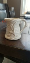 vintage white Americana 1/2 cup creamer American Eagle and stars - £6.12 GBP
