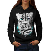 Wellcoda Tiger Animal Wild Cat Womens Hoodie, Noble Casual Hooded Sweats... - $36.36
