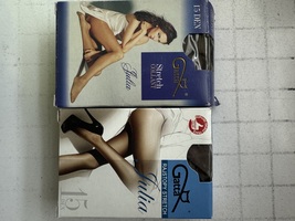 2 X Gatta 15den Classic Women STREATCH COLLANT Tights -OLIVO, CASTOR SIZ... - $9.00