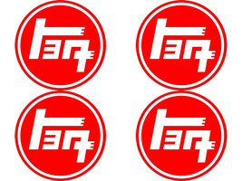 Toyota TEQ 1949-1989 Japan #2  - Set of 4 Metal Stickers for Wheel Center Caps  - $24.90+