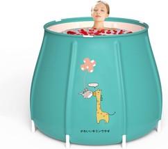 Mcgrady1xm Portable Bathtub for Adults Foldable PVC SPA Soaking Standing Bath - £40.66 GBP
