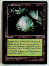 Jungle Basin - Visions Edition - 1997 - Magic The Gathering - £1.17 GBP