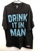 WWE Authentic Chris Jericho &#39;Drink It In Man&#39; Gift Of Jericho Shirt size... - £15.71 GBP