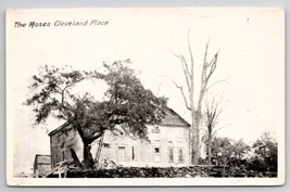 Moses Cleveland Salt Box House In Canterbury CT Now In Hudson OH Postcard T23 - £12.70 GBP