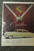 Original 1950 Life Magazine Cadillac 61 Color Advertisement Ad #170 - $24.74