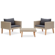  Garden Furniture Set Beige, Anthracite - $440.38 CAD