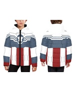 Sam Wilson Captain America Kids Hooded Puffer Jacket   - £71.00 GBP