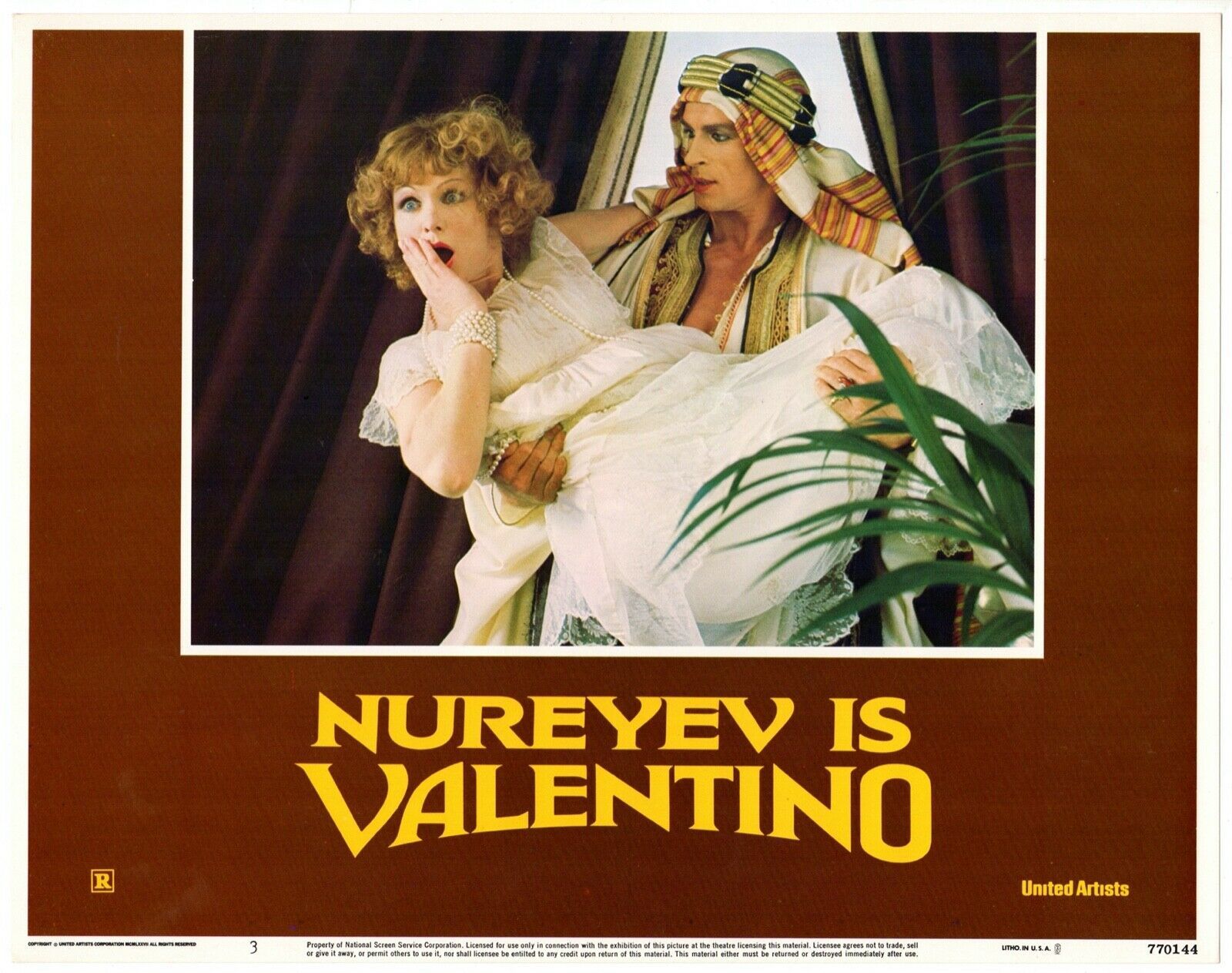 Ken Russell&#39;s VALENTINO (1977) Rudolf Nureyev Is Rudolph Valentino As TH... - $75.00