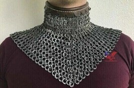 Chainmail Aventail flat riveted with washer Mild steel  Flat Riveted gift - £126.13 GBP