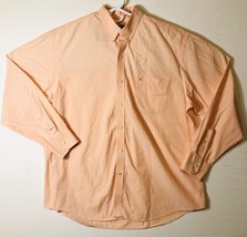 IZOD Mens Shirt Size XL Pink Long Sleeve Button Front Casual, Dress - $5.41