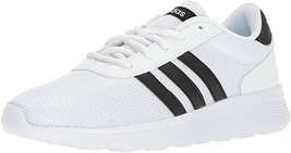 Adidas Racer Lite Women&#39;s Sneaker  DB0576 Law Top  Shoes White/ Black Medium - £29.92 GBP