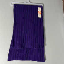Vintage 100% acrylic new old stock purple scarf - £11.55 GBP