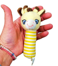 Garanimals Yellow Giraffe Rattle Grabber 5 Inch Stuffed Plush Animal Bab... - £3.89 GBP