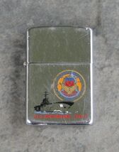 Zippo Lighter USS  NEW ORLEANS LPH-11 Polished Chrome 1987 - $34.30