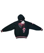 Vintage 90s Y2k The Source Magazine Clothing Embroidered Blk Hoodie XL N... - $1,707.28 MXN