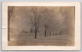 Madison OH 1908 Snow Storm Bates Family Farmhouse Turney Road Ohio Postcard F47 - $29.95