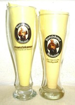 2 Franziskaner Weissbier Munich Weizen German Beer Glasses - £11.72 GBP