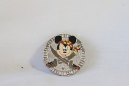 Disney Pin (New) Offical Pirate Mickey Mouse - Trading Pin 1.25&quot; Round - £11.31 GBP