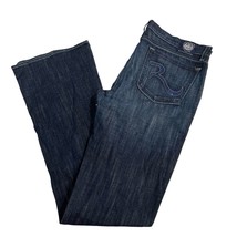 Rock Republic Kasandra Jeans Womens 31 Bootcut Dark Wash Low Rise Sequin... - $16.17