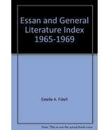 ESSAY AND GENERAL LITERATURE INDEX 1965-1969 [Hardcover] unknown author - $97.99