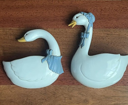 Vintage 80s Burwood 2814-1 Goose Wall Pocket Plaque Country Decor Bonnet... - $24.74