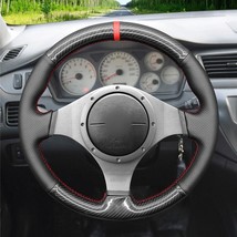 Carbon Fibre Car Steering Wheel Cover For Mitsubishi Lancer Evolution 8 - £40.47 GBP