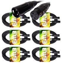 Emb Professional 6-Pack 25 Feet Xlr Male To Female Shielded, Updated Edition - £50.21 GBP