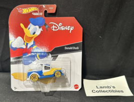 Hot Wheels Disney Donald Duck Character Car 2020 Release Die Cast vehicl... - $19.38