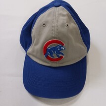 '47 MLB Chicago Cubs Men's M Cotton Blend Back Fitted Blue/Gray Baseball Cap Hat image 13
