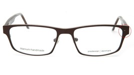 New Prodesign Denmark 1401 c.5031 Brown Eyeglasses Frame 53-17-145 B35mm Japan - $73.49