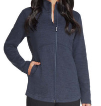Skechers Womens Go Knit Full Zip Jacket,Size Small,Navy - $116.10