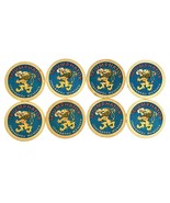 Vintage 1972 Lowenbrau Munchen Triumphator Lion German Beer Coasters Set... - $280.63 MXN