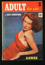Adult Best Seller 1950-#1-JACK WOODFORD-RARE PULP-PHOTO Vg - £81.12 GBP