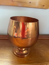 Vintage Solid Copper Chalice Cup – 5.75 inches high x 3.5 inches across ... - $19.39