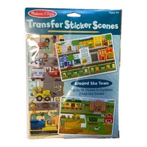 Melissa & Doug Transfer Sticker Scenes Around the Town 45 Stickers 2 Scenes *New - £9.77 GBP