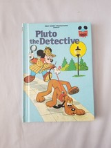 Walt Disney Productions Presents Pluto The Detective Hardcover 1980 - £6.25 GBP