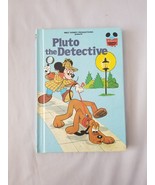 Walt Disney Productions Presents Pluto The Detective Hardcover 1980 - £6.29 GBP