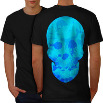 Sea Ocean Water Skull Shirt  Men T-shirt Back - £10.29 GBP