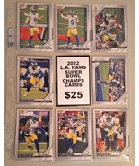 (17)  2022 PANINI L.A. RAMS SUPER BOWL CHAMP CARDS - $25.00