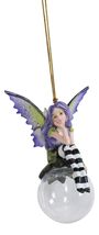 Dulcibelle Lavender Fae Bubble Rider Fairy Ornament Amy Brown Holiday Co... - $612.34 MXN