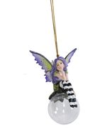 Dulcibelle Lavender Fae Bubble Rider Fairy Ornament Amy Brown Holiday Co... - $605.25 MXN
