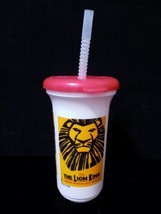 The Lion King NYC Broadway Show Souvenir Sippy Cup w/Lid &amp; Straw - £19.25 GBP