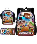 Child's  Minecraft School Backpack with Lunch Bags ,Pencil Bags BRAND  N... - $29.99