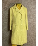 Vintage Neiman Marcus Mod Coat Canary Yellow - £55.40 GBP